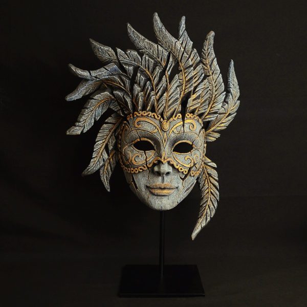 venetian carnival mask edge sculpture