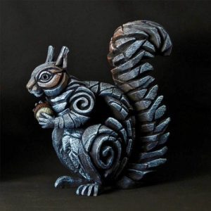 Grey squirrel edge sculpture