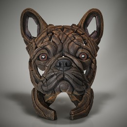 french bulldog bust edge sculpture