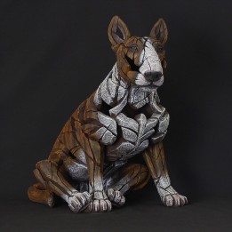 bull terrier edge sculpture