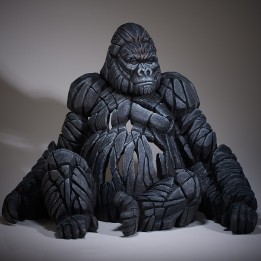 sitting gorilla edge sculpture
