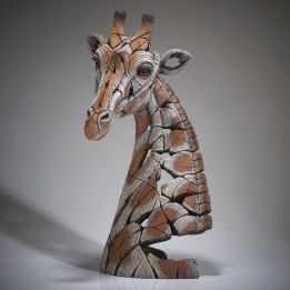 giraffes bust edge sculpture