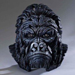 gorilla bust edge sculpture