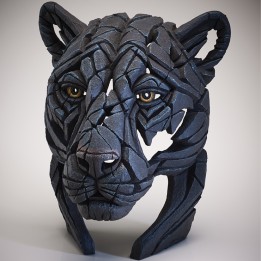 panther bust edge sculpture