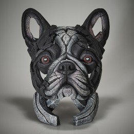 french bulldog bust edge sculpture