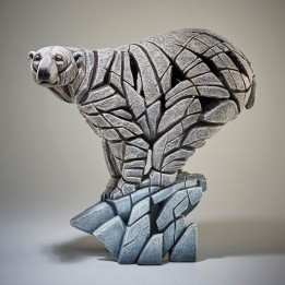 polar bear edge sculpture