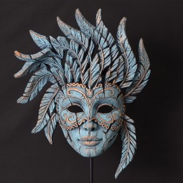 venetian carnival mask edge sculpture
