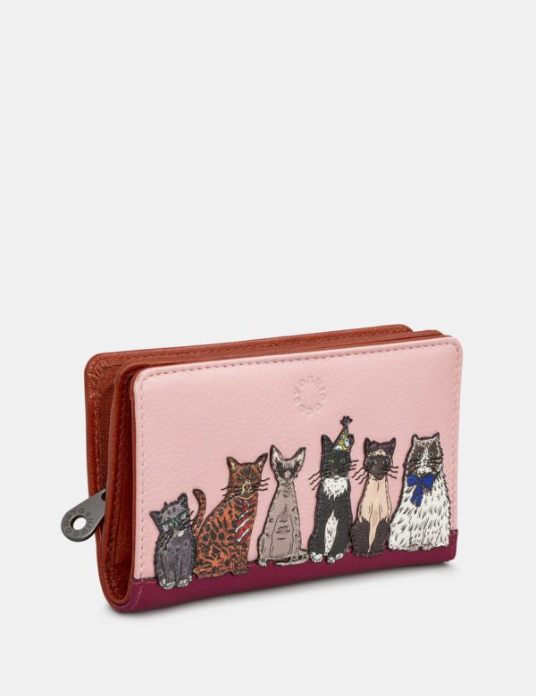 Party Cats Leather Purse