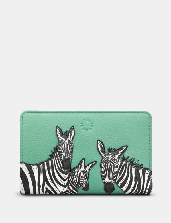 Yoshi - Dazzle of Zebras Mint Green Purse