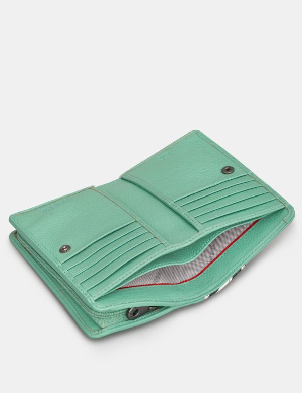 Yoshi - Dazzle of Zebras Mint Green Purse - Thornton and Collins
