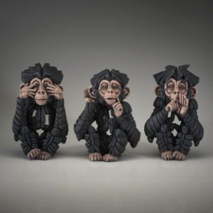 Edge Sculpture - Three Wise Monkeys Set