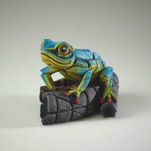 Edge Sculpture - African Frog (Blue)