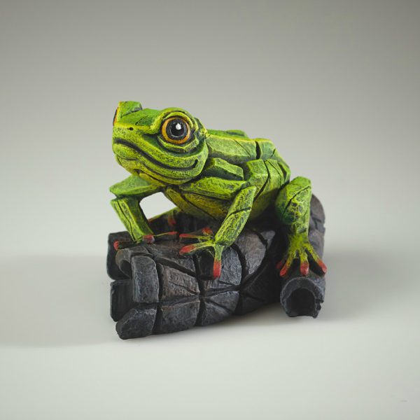 Edge Sculpture - African Frog (Green)