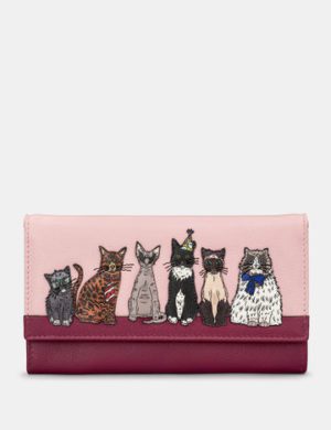 Yoshi - Party Cats leather Hudson Purse