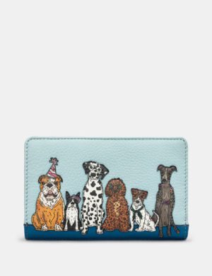 Yoshi - Party Dogs Leather Oxford Purse