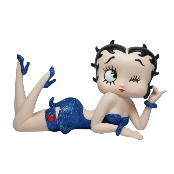 Betty Boop - Lying Blue Glitter