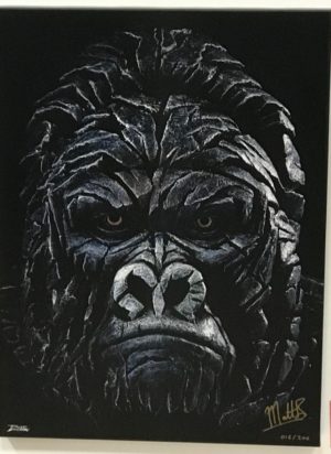 Edge Sculptures - Gorilla Canvas