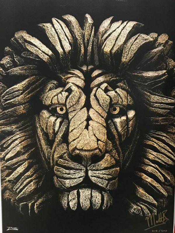 Edge Sculptures - Lion Canvas